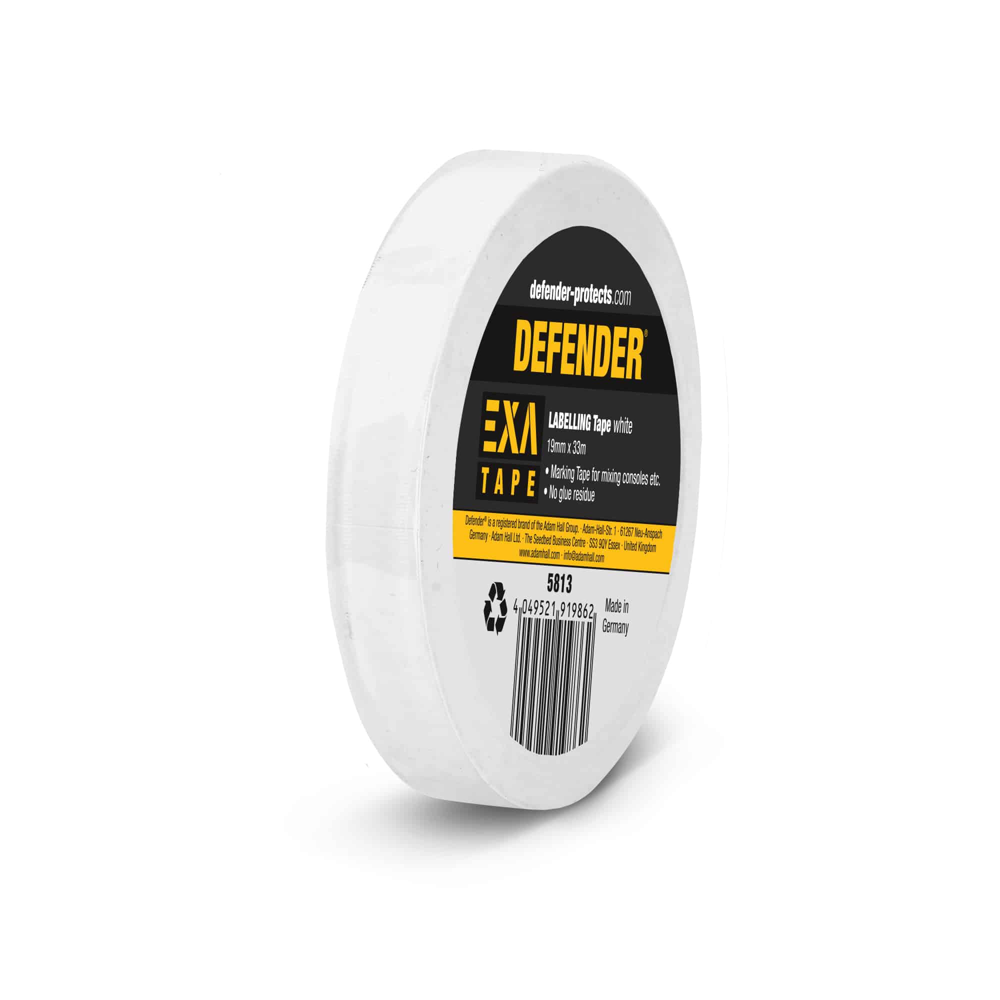 Defender EXA-TAPE Labelling